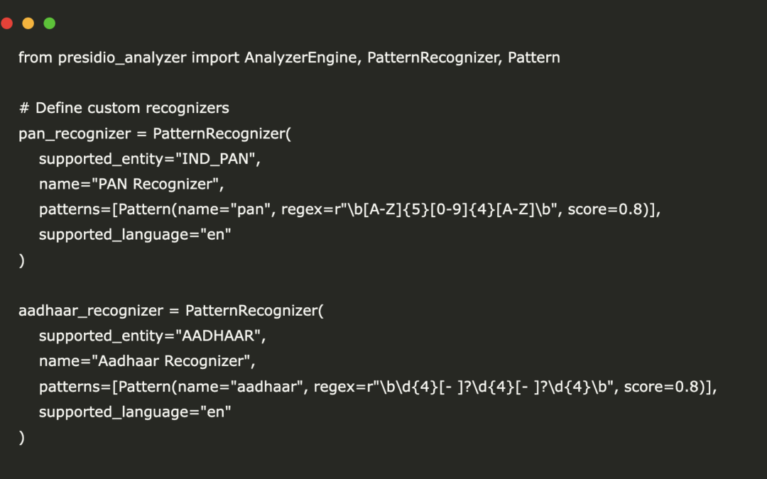 Start using Microsoft’s host: Step by step detection and anonymization of personal identity information PII PII PII PII
